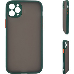 Sonique Color Button Bumper Dark Green (iPhone 11 Pro Max)