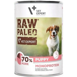 VetExpert Raw Paleo Puppy Monoprotein with Pork 400gr