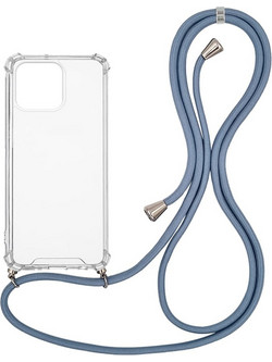 Sonique Armor Clear Back Cover Transparent / Blue Grey (iPhone 13 Pro)