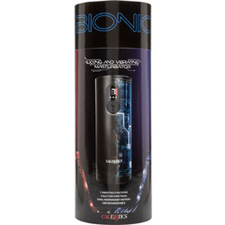 CalExotics Bionic Sucking & Vibrating Masturbator Black
