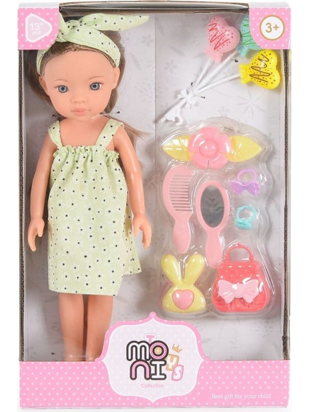 Moni Κούκλα Loving Sunny με Αξεσουάρ 33cm 1303-5