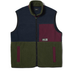 Huf Sonoma High Pile Vest Αμάνικο Ανδρικό Μπουφάν Χειμωνιάτικο Puffer Πολύχρωμο JK00444-MULTI