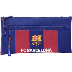 Safta F.C. Barcelona Κασετίνα με 2 Θήκες Navy Μπλε Μπορντό 8412688571963