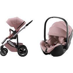 Britax Romer Smile 5Z Καρότσι Μωρού 2 σε 1 Dusty Rose