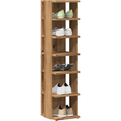 vidaXL Παπουτσοθήκη Ξύλινη Δρυς M28xΠ27xY102cm 856667