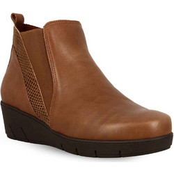Parex Γυναικεία Μποτάκια Αστραγάλου Δερμάτινα Ταμπά 10324070T36