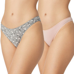 Minerva Βαμβακερά Γυναικεία Slip Χωρίς Ραφές 2Pack 90-81358-923