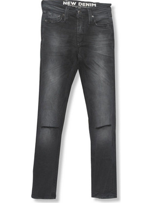 New Denim Ανδρικό Τζιν Παντελόνι Ελαστικό Κανονική Εφαρμογή Navy Μπλε ND21288