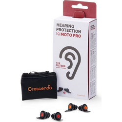 Crescendo Moto Pro Ωτοασπίδες 4τμχ Μαύρες