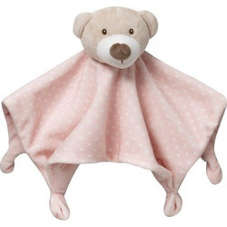 Interbaby Osito Πανάκι Παρηγοριάς Αρκουδάκι Ροζ OSI02-02