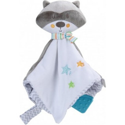 Bebe Stars Ρακούν Πανάκι Παρηγοριάς Λευκό Γκρι 857-186