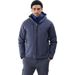 4F Technical Αθλητικό Ανδρικό Μπουφάν Χειμωνιάτικο Softshell Αντιανεμικό Μπλε 4FWSS25TTJAM691-22S