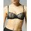 Simone Perele Σουτιέν Balconette με Μπανέλα Μαύρο Ασημί 12X330-017