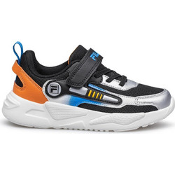 Fila Παιδικά Sneakers Μαύρα Ασημί Πορτοκαλί 3AF51014-035