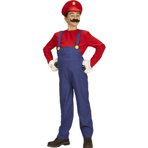Αποκριάτικη Παιδική Στολή Super Mario Premium 087A