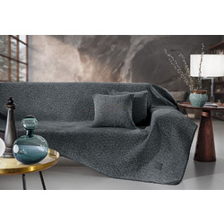 Guy Laroche Ριχτάρι Τριθέσιου Καναπέ 170x300 Lama Anthracite