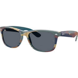 Ray-Ban RB2132 6824R5 Ανδρικά Γυαλιά Ηλίου Τετράγωνα Κοκάλινα Πολύχρωμα με Μαύρο Φακό