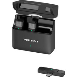 Vention NCAB0 Σετ 2 Ασύρματα Μικρόφωνα Πέτου USB-C