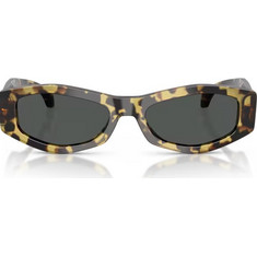 Versace VE4487 777/87 Ανδρικά Γυαλιά Ηλίου Οβάλ Κοκάλινα Ταρταρούγα με Μαύρο Φακό