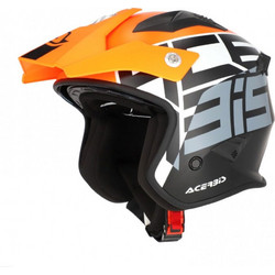 Acerbis Aria Orange Black Κράνος Μηχανής Jet 1050gr