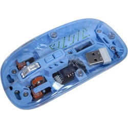 AOAS WB08 Ασύρματο Bluetooth Ποντίκι Blue