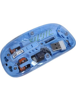 AOAS WB08 Ασύρματο Bluetooth Ποντίκι Blue