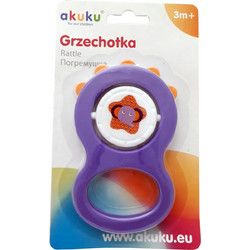 Akuku Μωβ Κουδουνίστρα Κρίκος για 3+ Μηνών