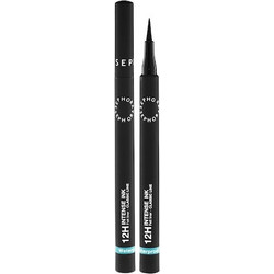 Sephora 12h Intense Ink 01 Deep Black Αδιάβροχο Στυλό Eyeliner 1.2ml