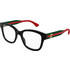 Gucci GG1863O 001 Γυναικείος Σκελετός Γυαλιών Οράσεως Κοκάλινος Μαύρος