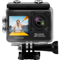 Sencor 3CAM 4K60WRD Action Camera 4K Ultra HD Υποβρύχια με Οθόνη 2" Μαύρη