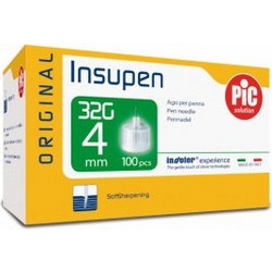 Pic Insupen Βελόνες Ινσουλίνης 32G 4mm 100τμχ