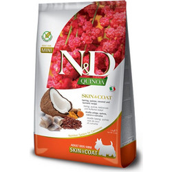 Farmina N&D Quinoa Grain Free Skin & Coat Mini Adult with Herring, Quinoa, Coconut & Turmeric 7kg