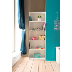 Fidelio Home Βιβλιοθήκη 58x23x170cm FD-KTP150-W