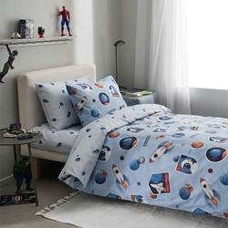 Vesta Home Σετ Παιδικά Σεντόνια Μονά Βαμβακερά 170x260 Apollo 3τμχ