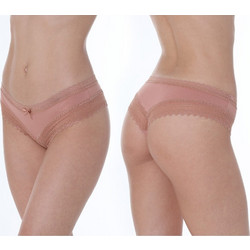 Apple Boxer Γυναικεία Brazil με Δαντέλα Ροζ 2Pack 0222304