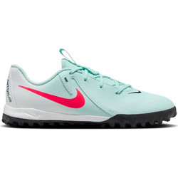 Nike Jr. Phantom Gx II Club TF FJ2604-300 Ποδοσφαιρικά Παπούτσια με Σχάρα Τιρκουάζ Λευκά