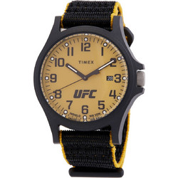 Timex UFC Apex Ανδρικό Ρολόι με Μαύρο Υφασμάτινο Λουράκι TW2V62200JT