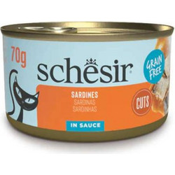 Schesir Adult Grain Free with Sardines in Sauce 70gr