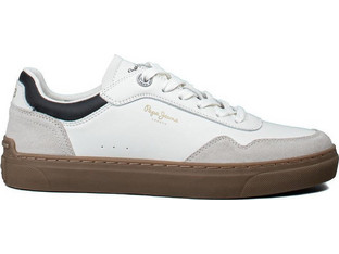 Pepe Jeans Ανδρικά Sneakers Λευκά PMS00046-803