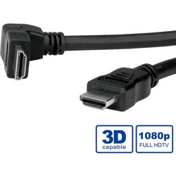 Roline Καλώδιο Angle 90° HDMI Male to HDMI Male 5m Black