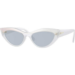 Vogue VO5637SU 32201U Γυναικεία Γυαλιά Ηλίου Cat Eye Κοκάλινα Λευκά με Μπλε Φακό