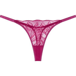 Triumph Crazy Stupid Love Γυναικείο Sexy String με Δαντέλα Φούξια 10222353-3349