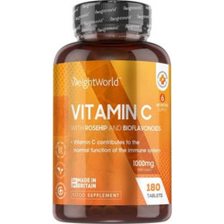 WeightWorld Vitamin C 1000mg 180 Ταμπλέτες