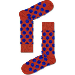 Happy Socks Big Dot Βαμβακερές Γυναικείες Κάλτσες Πορτοκαλί Μπλε BDO01-8500