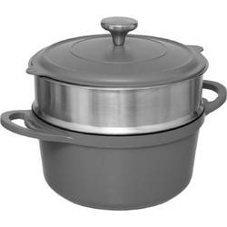 5Five Simply Smart Κατσαρόλα Αλουμινίου 24cm Γκρι