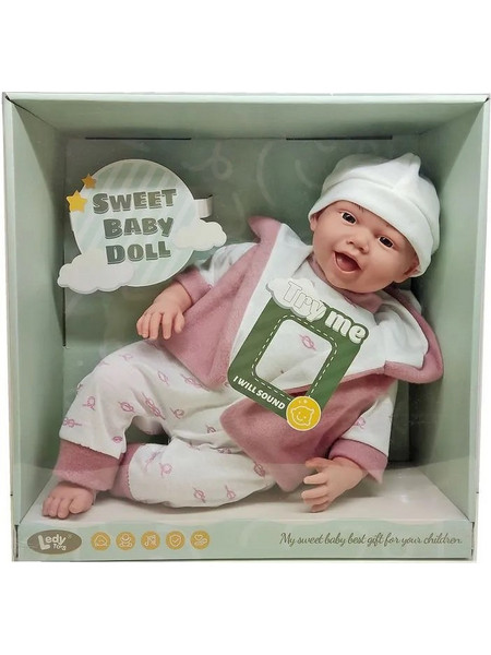 Kider Toys Μωρό με Ήχους & Ροζ Φορμάκι