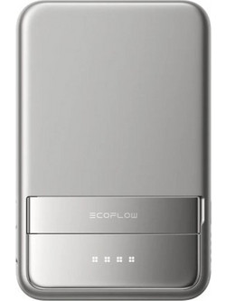 EcoFlow Wireless Power Bank 5000mAh 30W με 2 Θύρες USB-C Power Delivery Silver