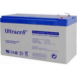 Ultracell UL7.2-12 F2 Μπαταρία VRLA 12V 7.2Ah