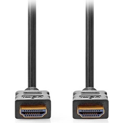 Nedis Καλώδιο HDMI 2.0 HDMI Male to HDMI Male 0.5m Black
