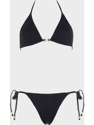 Gsecret Bikini Set Τριγωνάκι Μαύρο M6081-33154
